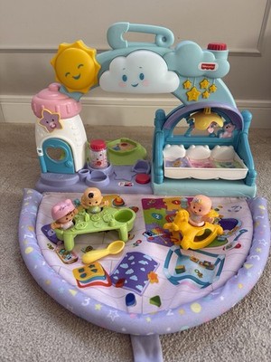 Fisher-Price Little People 1-2-3 Babys Spiel Date Matte Baby Kinderzimmer Spielzeug klappbar