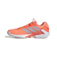 adidas Women's Adizero Ubersonic 5 Tennis, Beam Orange/Halo Blue/White, 7.5