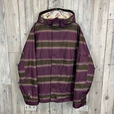 Burton The White Collection DRYRIDE Snowboard Jacket Water-Resist Size  cm  Used