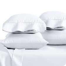 Bare Home Standard Size Pillowcases 20X30 White 4 Pack Soft And Durable