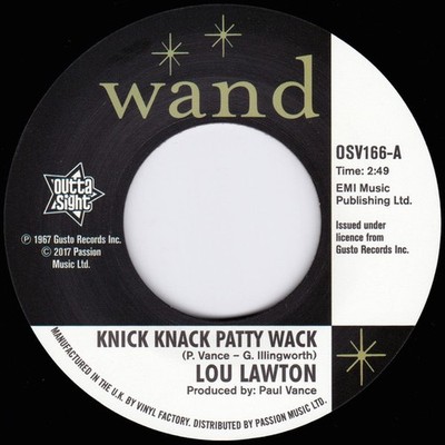 Lou Lawton / Walter Wilson - Knick Knack Patty Wack / Love Keeps Me Crying (7'') 