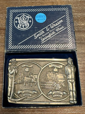 International Harvester Pewter Belt Buckle McCormick  Axil-Flow Combine 3513