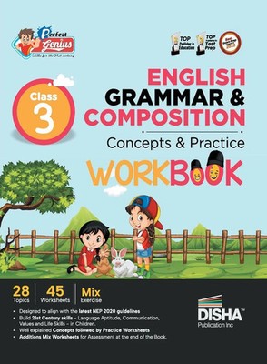 Perfect Genius Class 3 English Grammar & Composition Concepts & Practice...