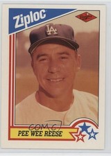 1992 Ziploc Pee Wee Reese #6 HOF 1oq5