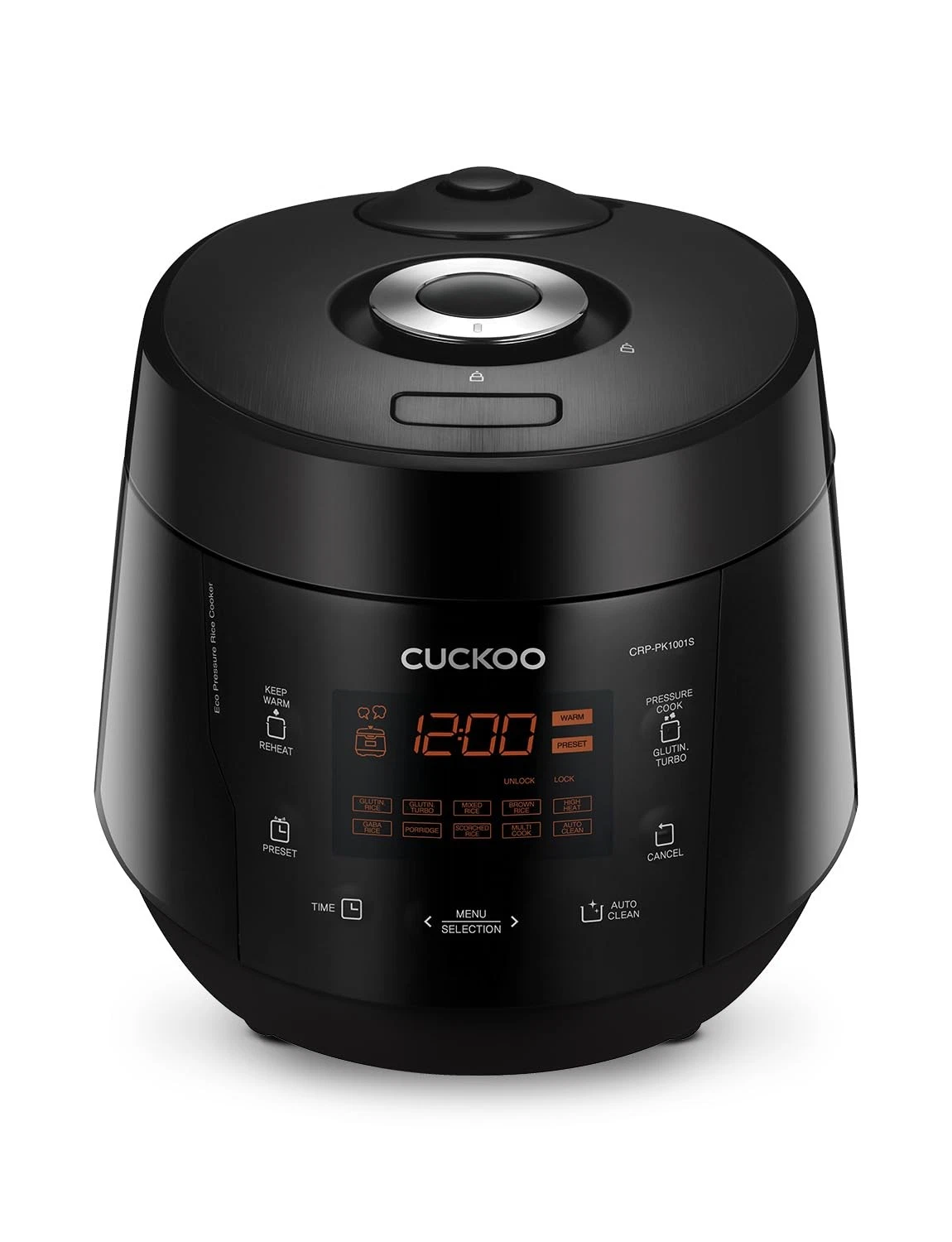 CUCKOO High Pressure Rice Cooker 10-Cup Uncooked / 20-Cup Cooked with Nonstick--