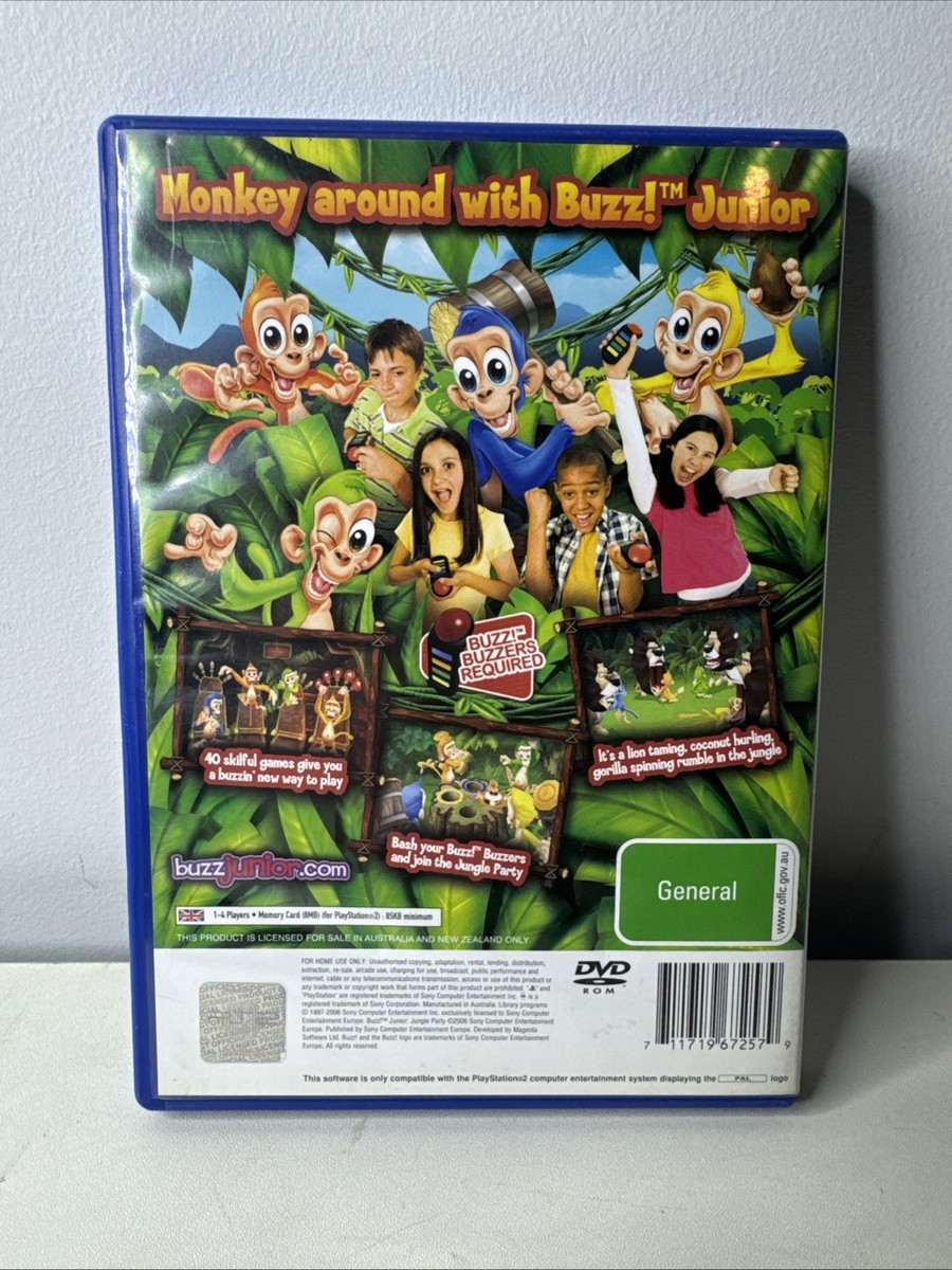 Monkey Game Playstation Buzz Ps4 Buzz Junior Jungle Party PS2 - Main Image