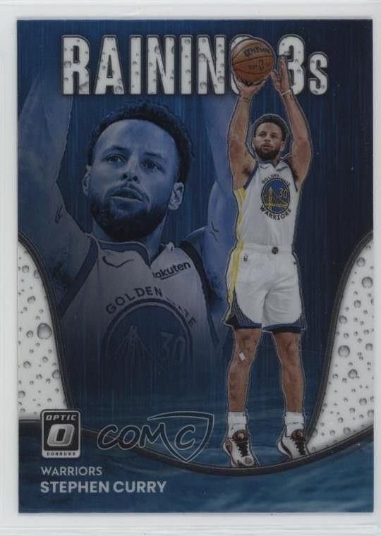 2022-23 Panini Donruss Optic Raining 3s Stephen Curry #1 1e6a