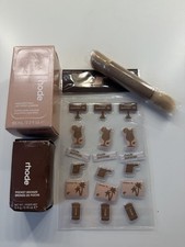 Rhode Bundle Of 4 Highlight Milk Shade 2, Brush, Sunbed Bronzer Stickers