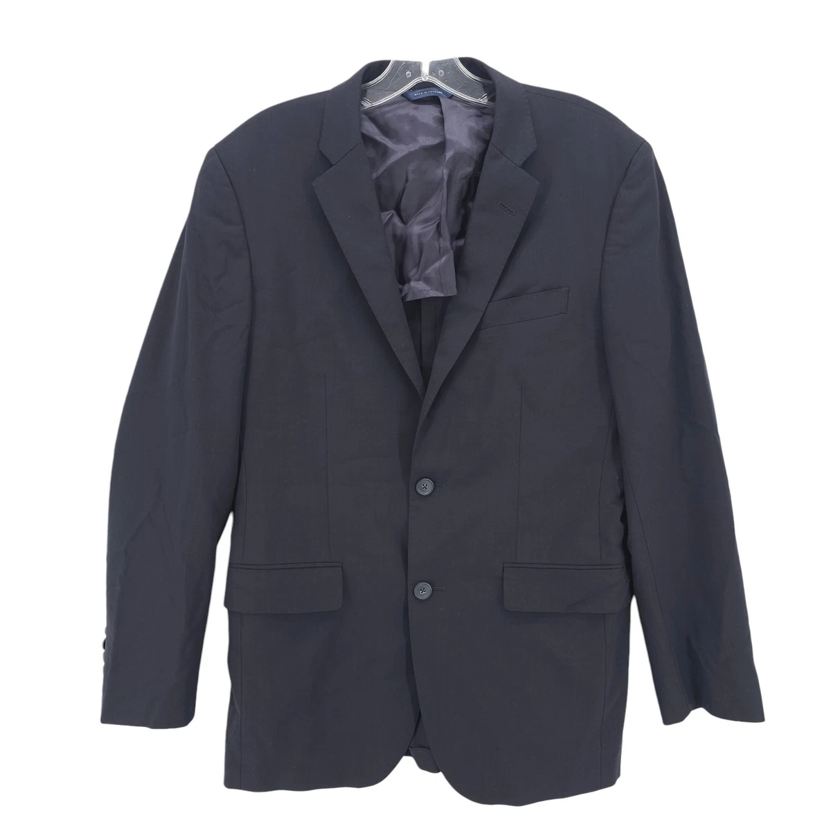 Costume Brooks Brothers - Taille 42L (Long) - Gris Rayé Coupe Milano - Laine - Occasion Très Bon état