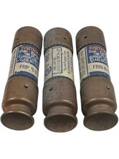 New Fusetron FRN-R-1 Class RK5 Dual Element Time Delay Fuse LOT OF 3  SALE 