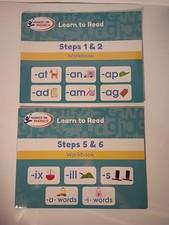 Hooked On Phonics Learn To Read Steps 1 2 And Steps 5 6 Kindergarten Workbooks