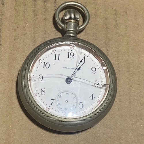 Antique Waltham 17J Pocket Watch 12S Model 1894 Grade 225, Gold Fill Non Running