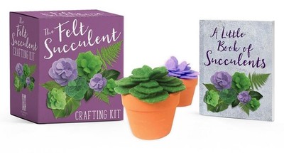 The Felt Succulent Crafting Kit by Nicole Miyuki Santo (English) Book & Merchand