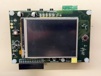 Microchip Multimedia Expansion Board DM320005 (LCD display)