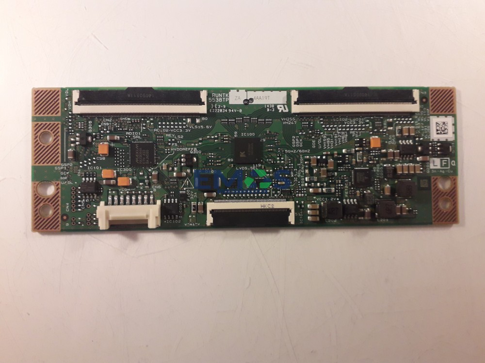 RUNTK5538TP ZA TCON BOARD FOR SAMSUNG UE40H5500AKXXU VER 02