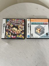 Nintendo Picross 3D & Carnival Nintendo DS Puzzle Logic Game Manual  