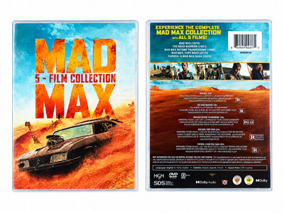 Mad Max 5-Film Collection DVD  NEW .. 1 Day Handling