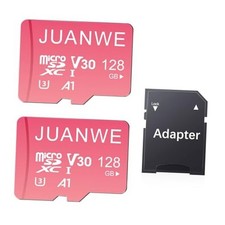 128GB Micro SD Card 2 Pack 128GB TF Card with Adapter, microSDXC 2 128GB