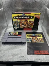 Super Pinball: Behind the Mask (Super Nintendo Entertainment System) In Box