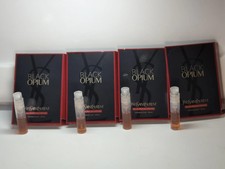 4 YSL Black Opium Over Red 0.04 Oz / 1.2 ML Eau De Parfum Sample Spray Carded