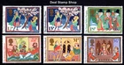 GB 1986 Christmas SG1341 - SG1346 Complete Set MNH Unmounted Mint