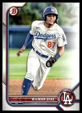 2022 Bowman Prospects Wilman Diaz Los Angeles Dodgers #BP-135