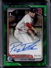 2024 Bowman Draft Payton Tolle Chrome Auto Green Lava Refractor 1st #/99 Red Sox