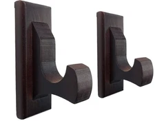 Sword Wall Mount Display Hooks - Wood Sword Holder Rack, Hanger for Martial A...