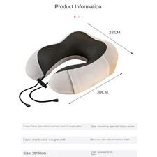 U Shaped Memory Foam Neck Pillows Soft Travel Pillow Massage Neck Pillow Sleepin