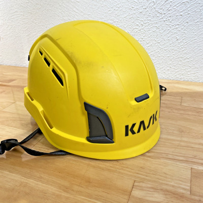 Kask Zenith X2 Air Yellow Safety Helmet -- Adjustable Size 6-1/2 7-7/8