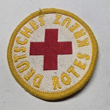 Aufnäher Patch Deutsches Rotes Kreuz  - Gelb