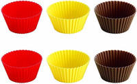 Tescoma Delicia Silikon-BackföRmchen, 5 Cm, 6 StüCk, Braun