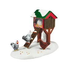 Dept 56 MISTLETOE FARM CHICKEN HOUSE General Village 4054246 NEW IN BOX