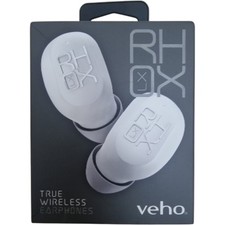 Image of Veho RHOX Wireless Earphones Bluetooth 5.3 White IPX4 Touch Control New