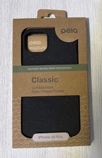 Pela Case Eco-Friendly 100% Biodegradable MagSafe Case For iPhone 14 Plus, Black