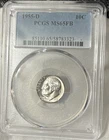 1955 D Roosevelt Dime MS 65 Full Bands