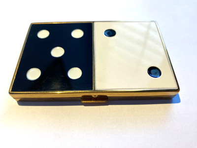 Vintage Coty ''Come Seven'' Powder Compact w/Original Box