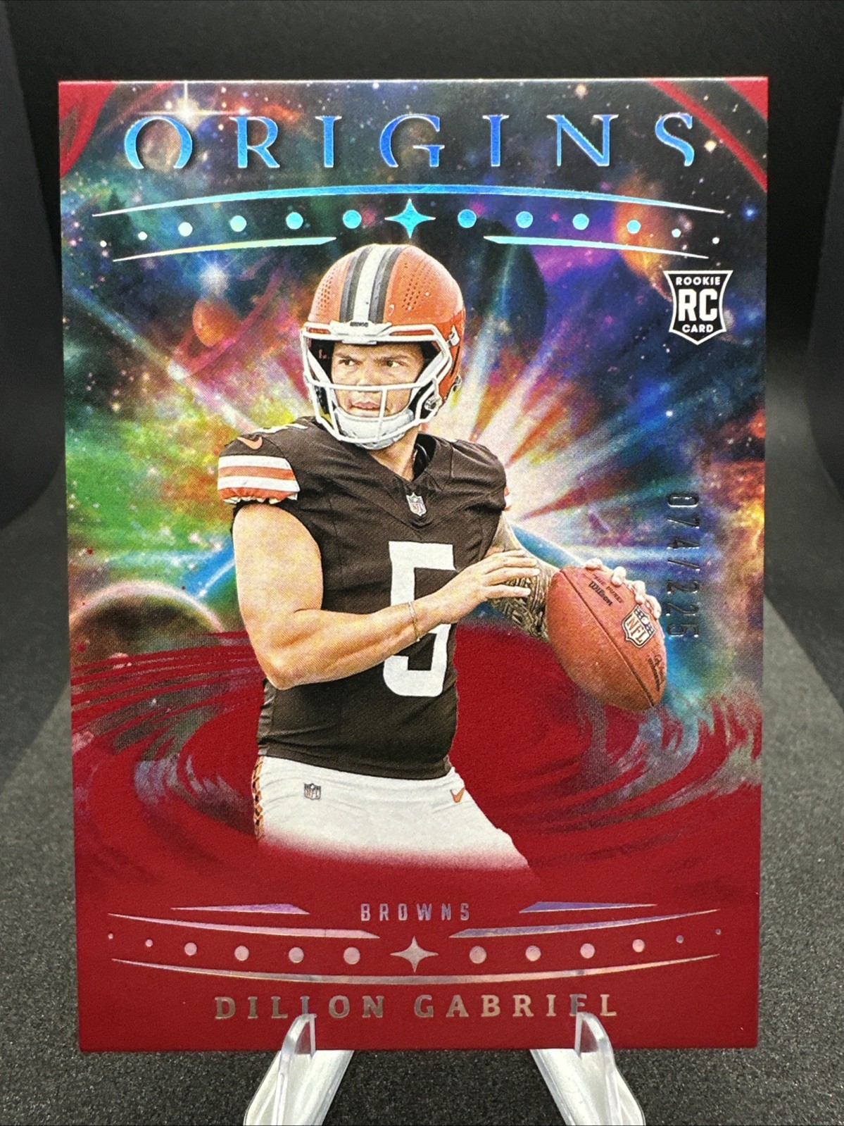 2025 Panini Origins - Rookies Dillon Gabriel, Dillon Gabriel #115 Red /225 (RC)