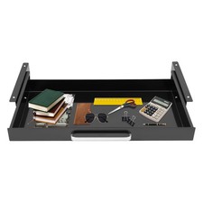 21.5” Under Desk Sliding Pull-Out Drawer Drawer Easy Slide Out Storage Organizer