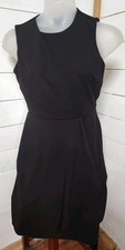 Calvin Klein Sheath Dress Sleeveless Career Attire Size 8 Black. Q!-6