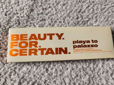 New In Box Beauty For Certain Playa To Palazzo Eyeshadow Palette Neutral Colors