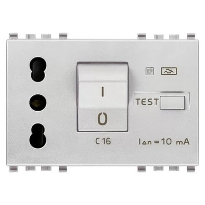Vimar 20283.N Socket 2P T 16A Bivalent Bivalent Intb Mtdifc16 Next