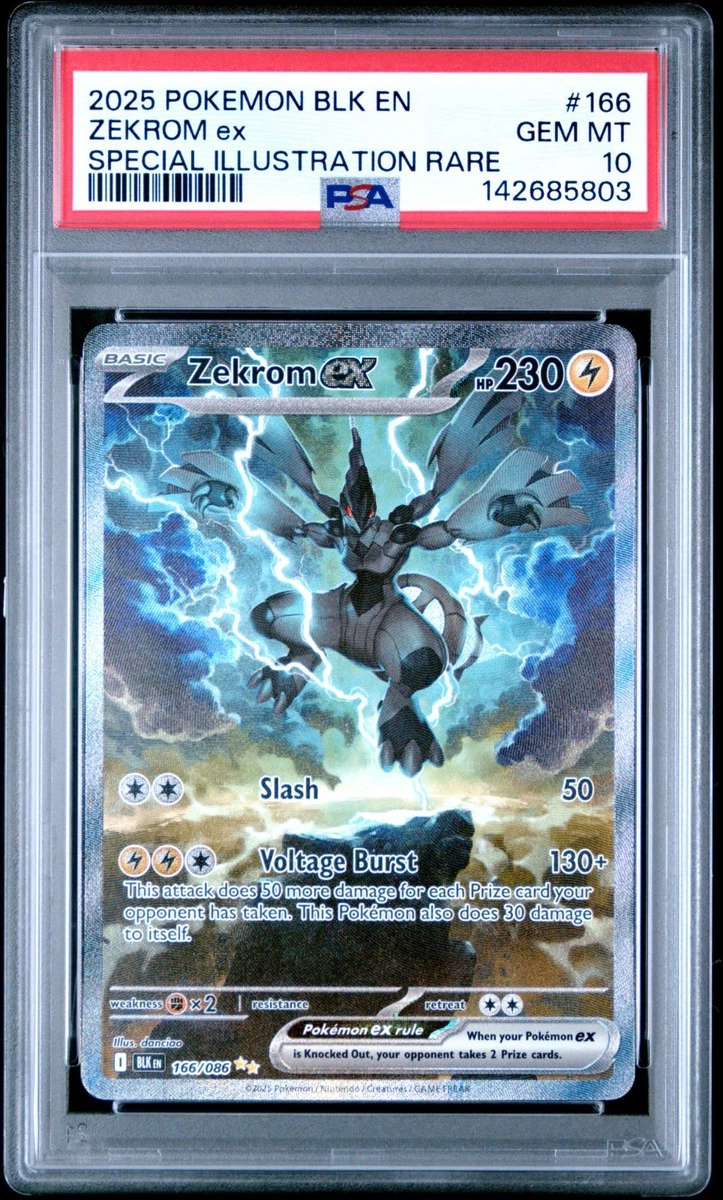 Zekrom Pokémon TCG Rare Individual Collectible Card Game Cards for
