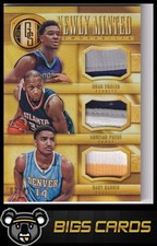 2014-15 Panini Gold #NMT-NAG Vonleh - Payne - Harris Newly Minted Mem /25