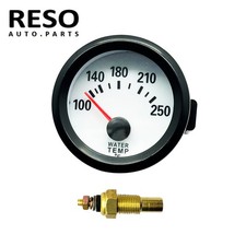 52mm Water Temperautre Meter 2 Water Temp Gauge 100-250 Fahrenheit Led 12v 52mm Water Temperautre Meter 2 Water Temp Gauge 100-250 Fahrenheit Led 12v