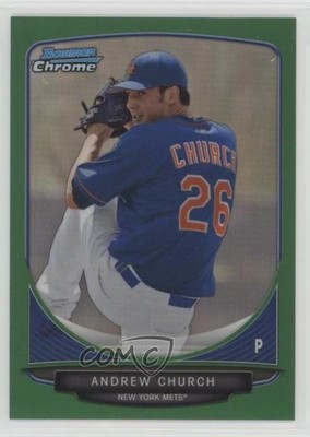 2013 Bowman Draft Picks Chrome Green Refractor 69/75 Andrew Church #BDPP38 0f6