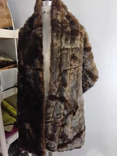 Valerie Stevens faux fur mink wrap Shawl