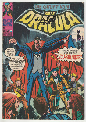   DIE GRUFT VON GRAF DRACULA #7, Williams Verlag/Marvel Comics 1974 COMICHEFT Z2
