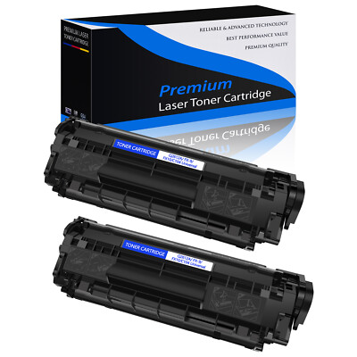 2 PK Replacement Black Toner Cartridge For HP Laserjet M1319f 1012 1018 Printer
