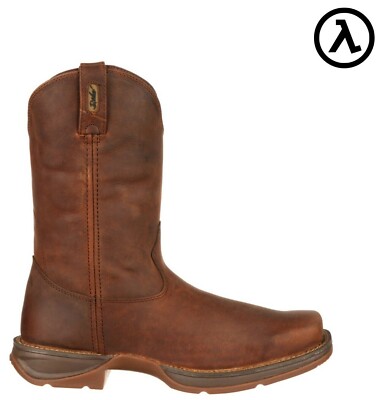 REBEL  BY DURANGO  BROWN PULL-ON WESTERN BOOTS DB5444 - ALL SIZES - NEW